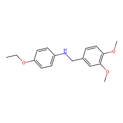 N-(4-Ethoxyphenyl)-3,4-dimethoxybenzenemethanamine structure