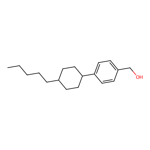 [4-(4-Pentylcyclohexyl)phenyl]methanol structure