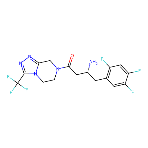 西格列汀 structure