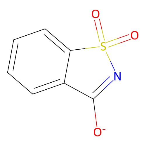 Saccharinate structure