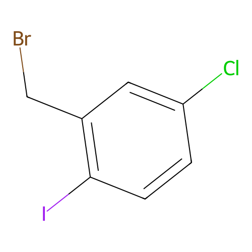 2-(Bromomethyl)-4-chloro-1-iodobenzene structure