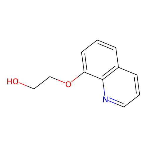 8-(2-Hydroxyethyloxy)quinoline structure
