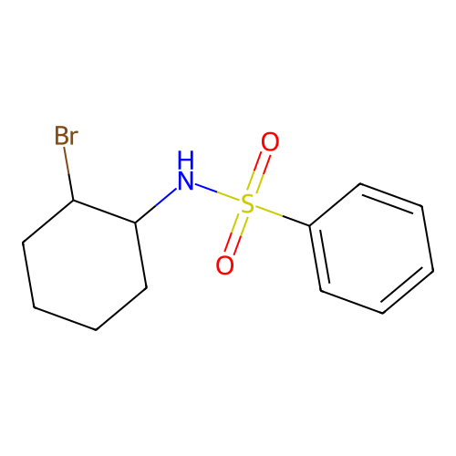n-(2-Bromocyclohexyl)benzenesulfonamide structure
