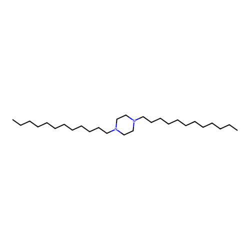 1,4-Didodecylpiperazine structure