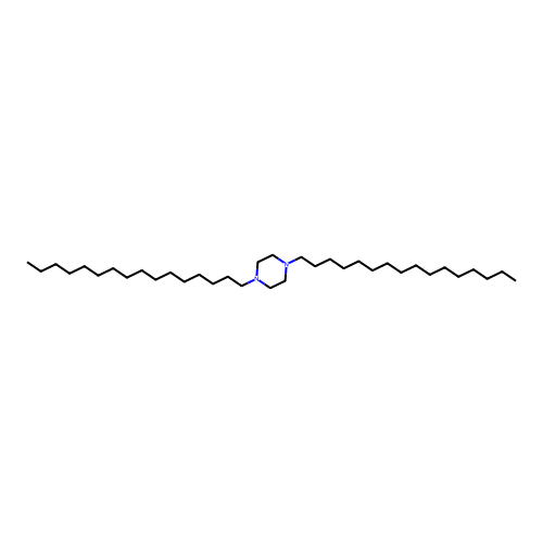 1,4-Dihexadecylpiperazine structure