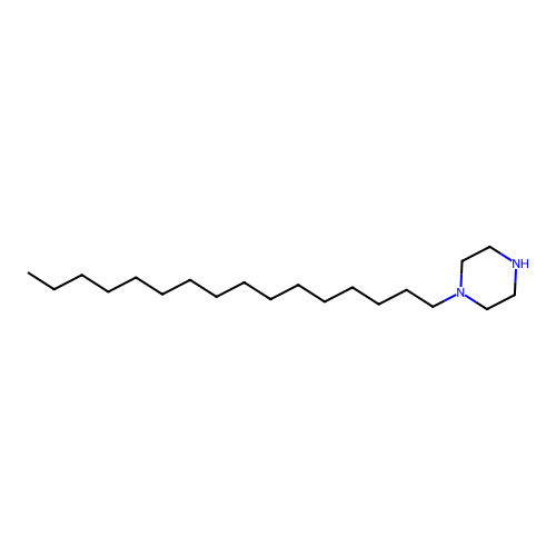 1-Hexadecylpiperazine structure