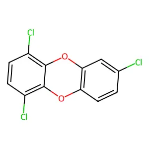 1,4,7-Trichlorodibenzo-p-dioxin structure