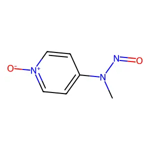 4-Pyridinamine,N-methyl-N-nitroso-, 1-oxide structure