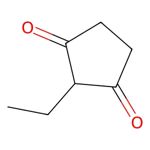 2-Ethylcyclopentane-1,3-dione structure
