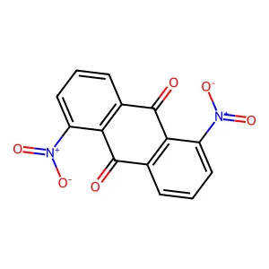 9,10-Anthracenedione, 1,5-dinitro- structure