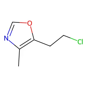Oxazole, 5-(2-chloroethyl)-4-methyl- structure