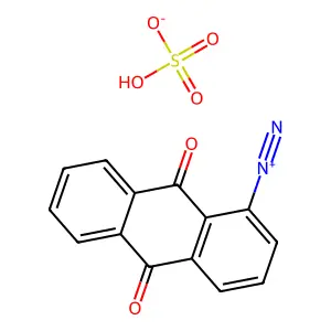 1-Anthraquinonediazonium sulfate structure