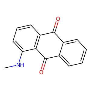 1-甲氨基蒽醌 structure