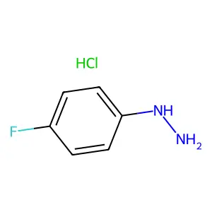 4-Fluorophenylhydrazine hydrochloride structure