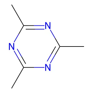 1,3,5-Triazine, 2,4,6-trimethyl- structure
