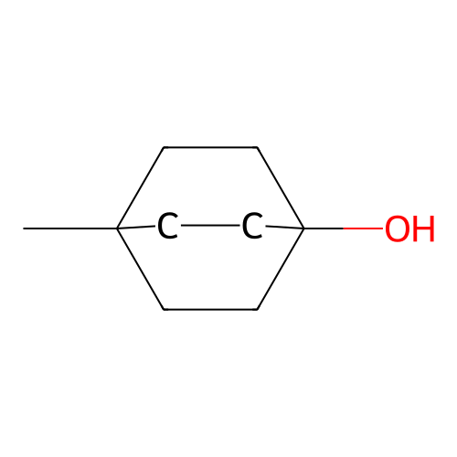 4-Methylbicyclo(2.2.2)octan-1-ol structure