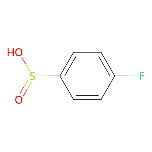 Sodium 4-fluorobenzene sulfinate structure