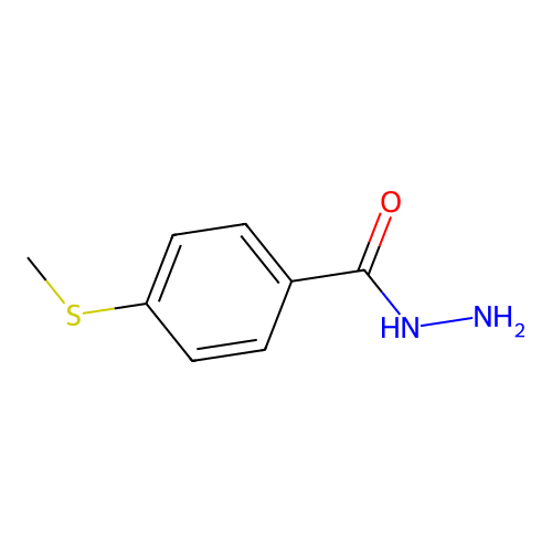 4-Methylsulfanylbenzohydrazide structure