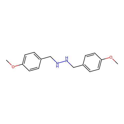 1,2-Bis(4-methoxybenzyl)hydrazine structure