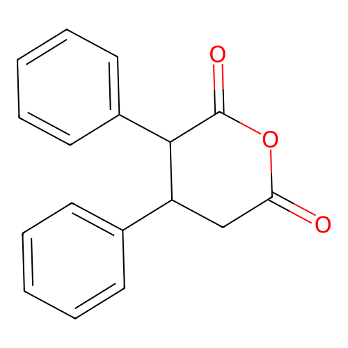 3,4-Diphenyloxane-2,6-dione structure