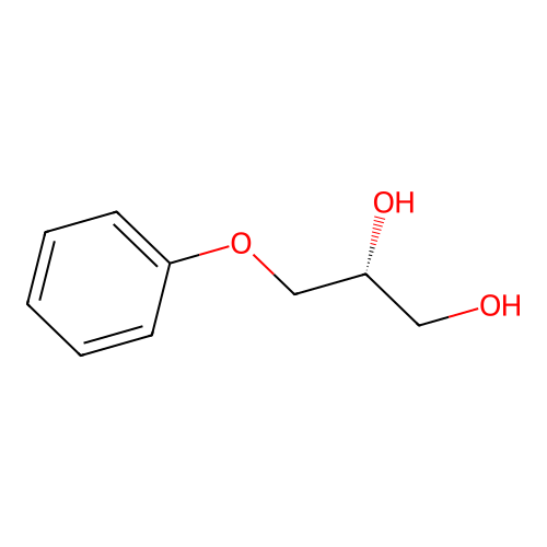 (R)-3-phenoxy-1,2-propanediol structure