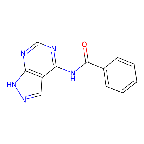 4-Benzamidopyrazolo(3,4-d)pyrimidine structure