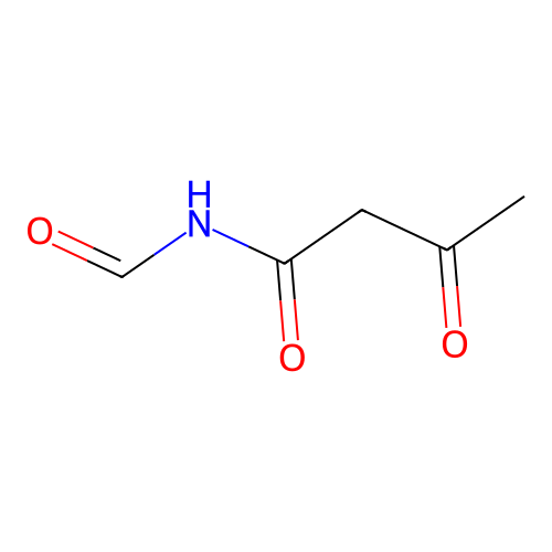 N-Formyl-3-oxobutanamide structure