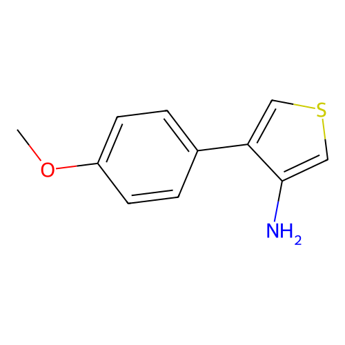 4-(4-Methoxyphenyl)thiophen-3-amine structure