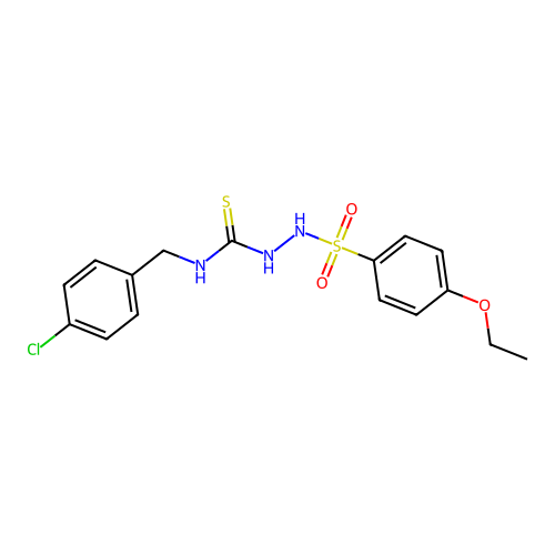 1-[(4-Chlorophenyl)methyl]-3-[(4-ethoxyphenyl)sulfonylamino]thiourea structure