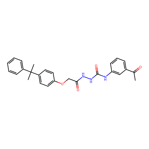1-(3-Acetylphenyl)-3-[[2-[4-(2-phenylpropan-2-yl)phenoxy]acetyl]amino]urea structure