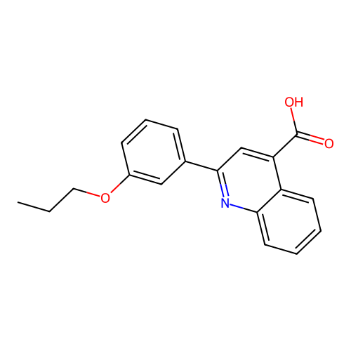 2-(3-Propoxyphenyl)quinoline-4-carboxylic acid structure