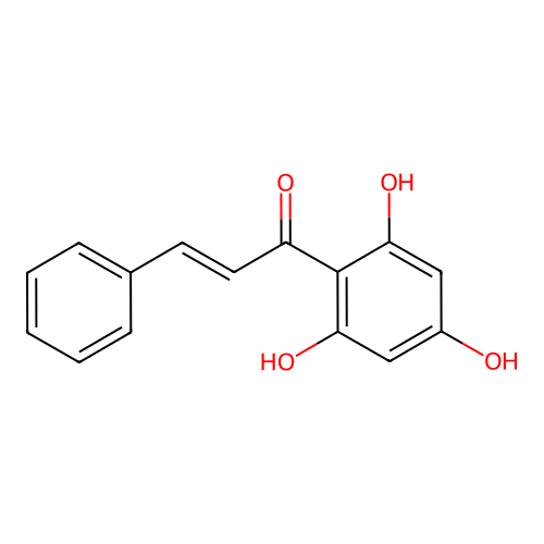 Pinocembrin chalcone structure