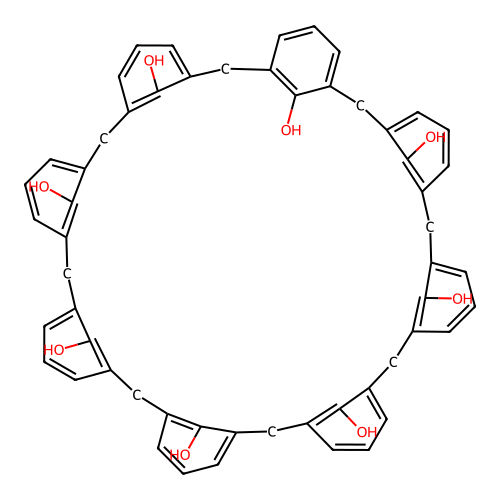 Calix(8)arene structure