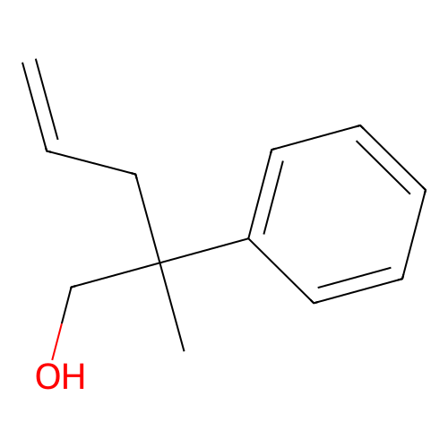 beta-Allyl-beta-methylphenethyl alcohol structure