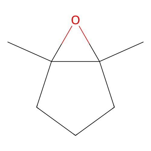 1,5-Dimethyl-6-oxa-bicyclo(3.1.0)hexane structure
