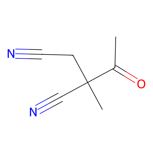 2-乙酰基-2-甲基丁二腈 structure