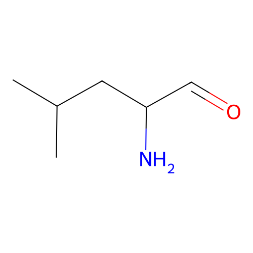 2-Amino-4-methylpentanal structure