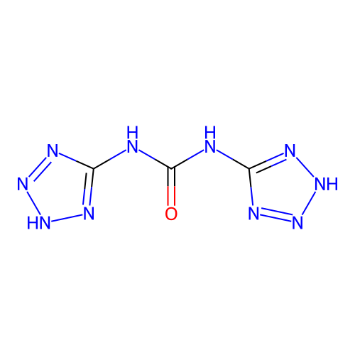 Urea, N,N'-bis(1H-tetrazol-5-yl)- structure