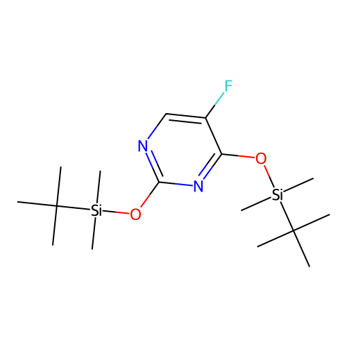 5-Fluoro-2,4-bis(tert-butyldimethylsilyloxy)pyrimidine structure