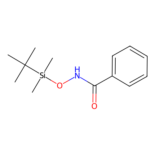 N-(Dimethyl-tert-butyl-silyl)oxybenzamide structure
