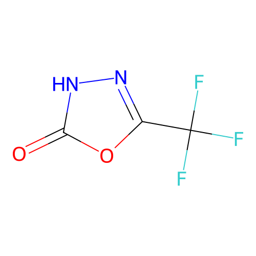 5-(Trifluoromethyl)-1,3,4-oxadiazol-2-OL structure