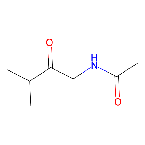Acetamide, N-(3-methyl-2-oxobutyl)- structure