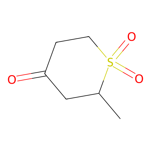 2-Methyl-1lambda6-thiane-1,1,4-trione structure
