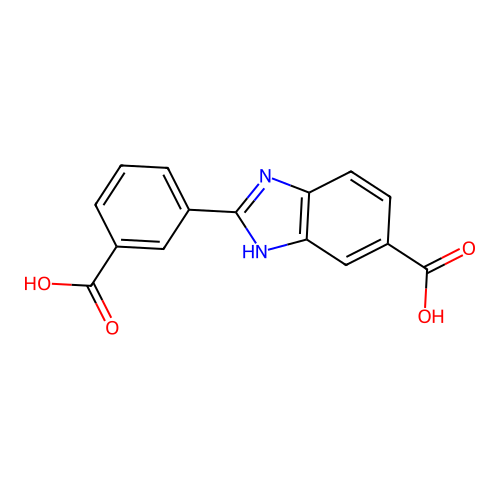 2-(3-Carboxyphenyl)-1H-benzo[D]imidazole-5-carboxylic acid structure