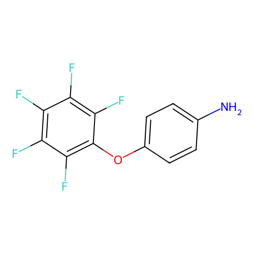 [4-(Pentafluorophenoxy)phenyl]amine structure