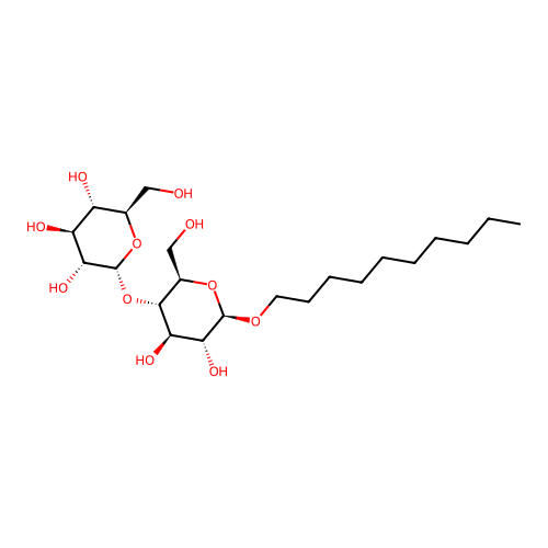 decyl beta-D-maltopyranoside structure