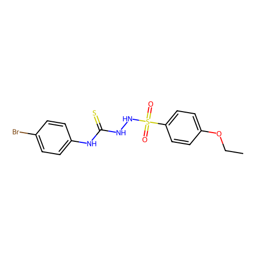 1-(4-Bromophenyl)-3-[(4-ethoxyphenyl)sulfonylamino]thiourea structure