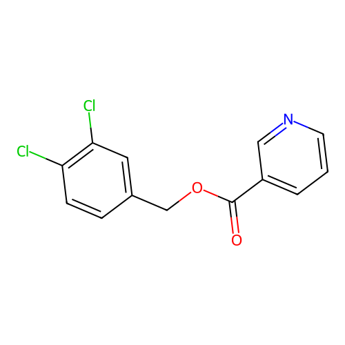 (3,4-Dichlorophenyl)methyl pyridine-3-carboxylate structure