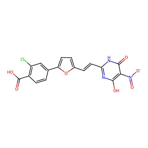 C17H10ClN3O7 structure