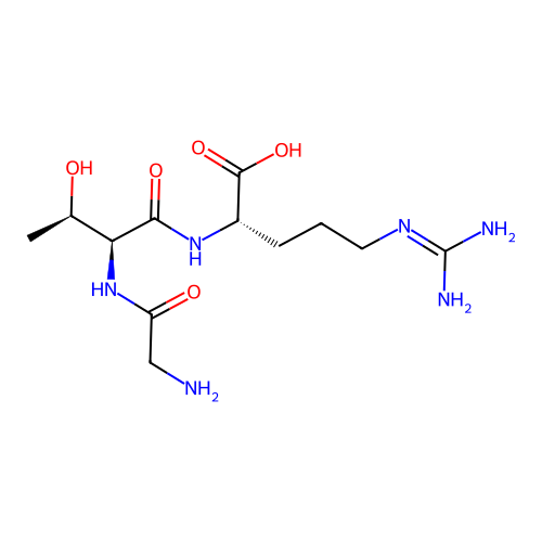 L-Arginine, glycyl-L-threonyl- structure